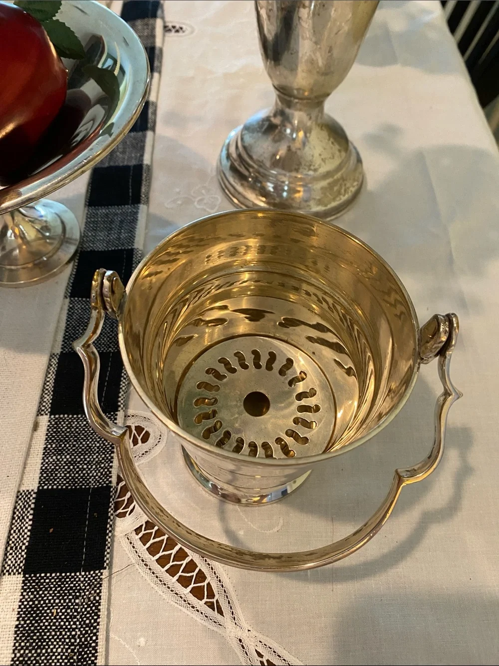 Vintage Art Deco Silver Plated Ice Bucket